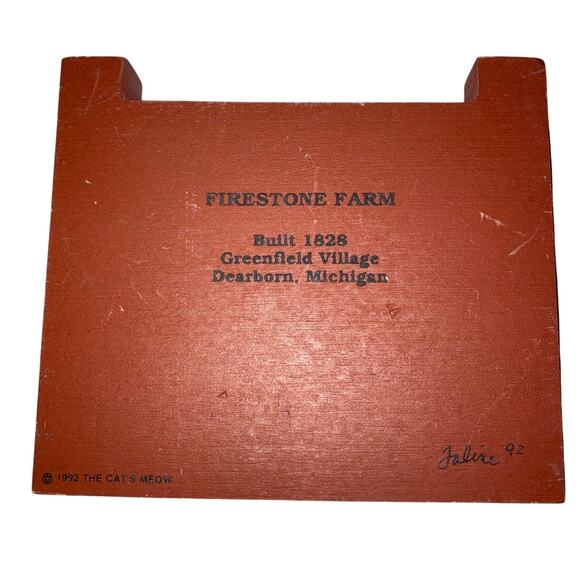 The Cat’s Meow 1992 Greenfield Village Dearborn MI Lot of 4 –signed by Faline - Picture 7 of 9